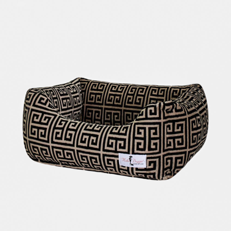 Obsidian Plush Dog Bed