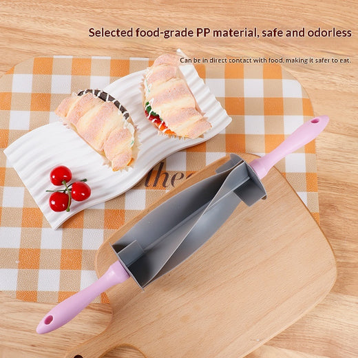 Croissant Cutter and Pastry Rolling Tool - Image 1