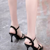 French high-heeled shoes
