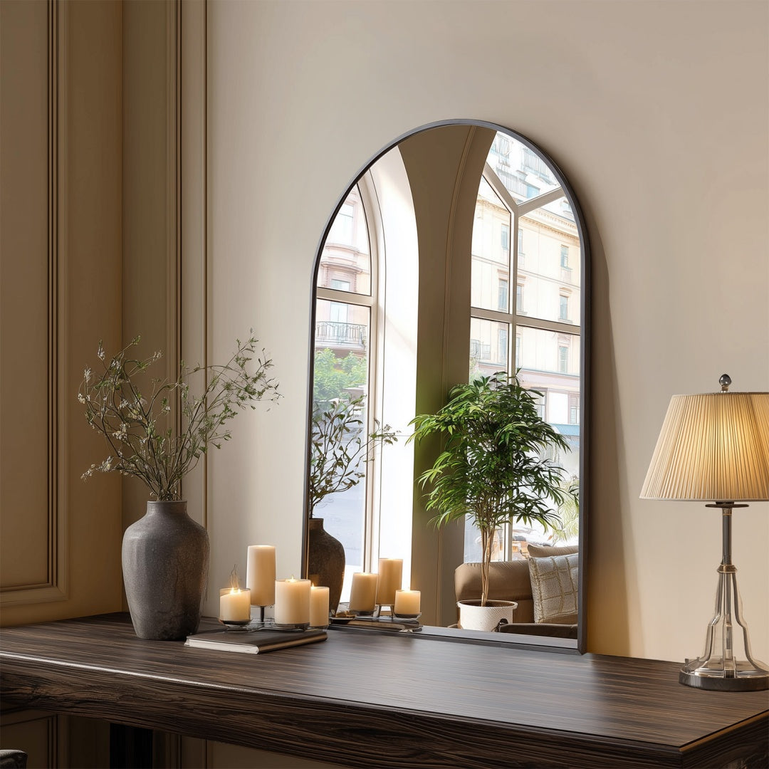 Metal Frame Bathroom Wall Vanity Mirror