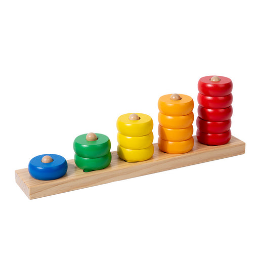 Wooden Rainbow Digital Ring Toy product image 5
