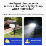 Solar Powered Outdoor Garden Lights with Adjustable Focus