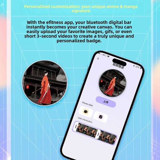 Touch Screen Bluetooth Electronic Badge product image 2