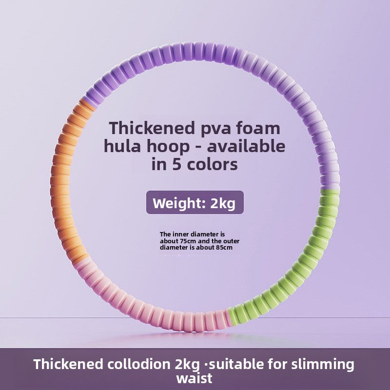 Weighted Exercise Hula Hoop with Foam Padding