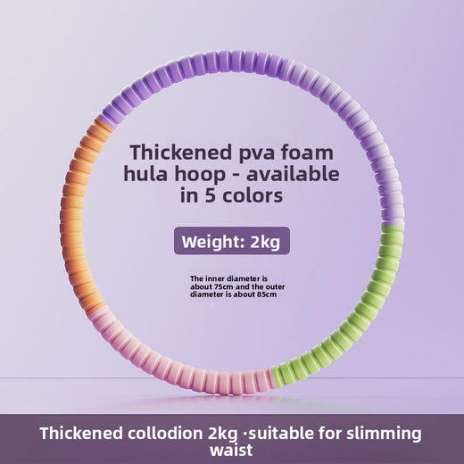 Weighted Exercise Hula Hoop with Foam Padding