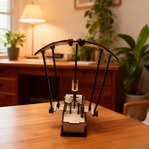 Artisan Wooden Manta Ray Automaton product image 3