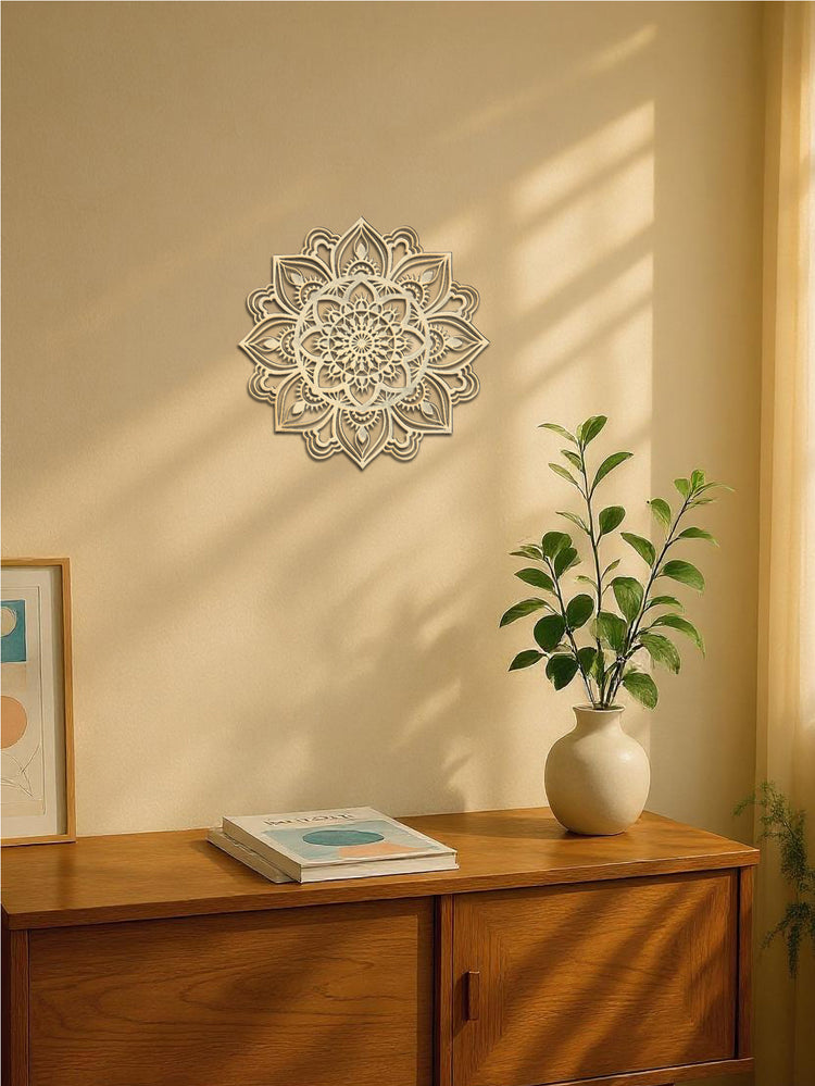 Moroccan Metal Mandala Wall Art Decor