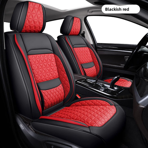 Leather Car Seat Cover With Lumbar Support product image 3