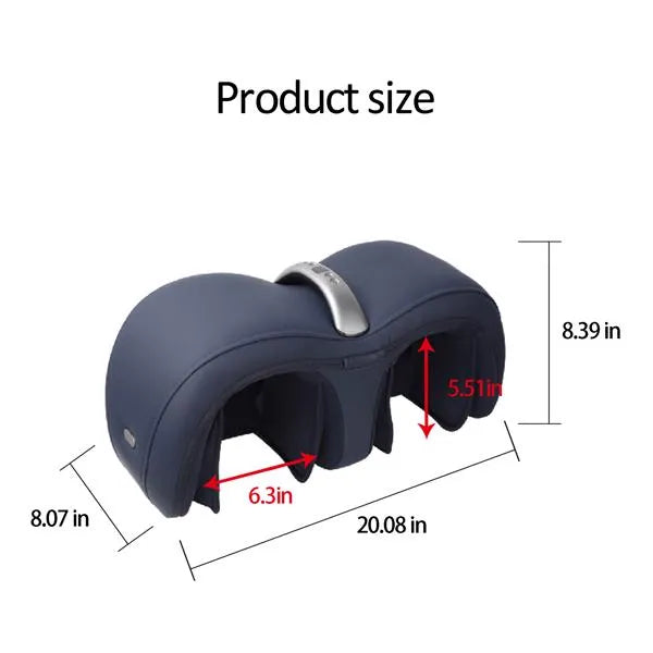Portable knee massager control button