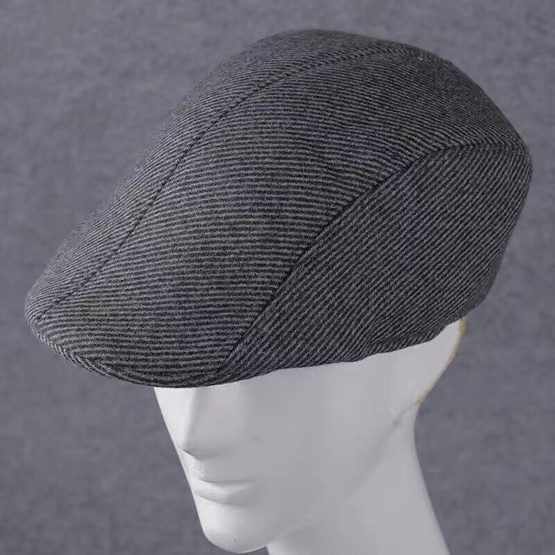 Men's Thickened Woolen Forward Cap