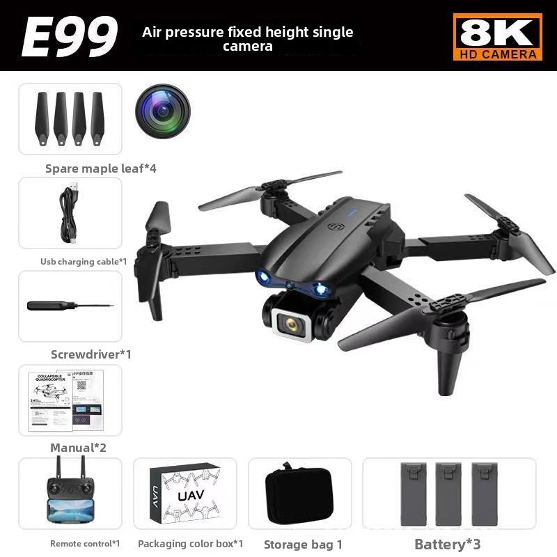 Drone with Dual Camera 4K HD Foldable RC Aircraft