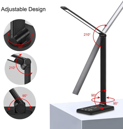 LED Flex Desk Lamp with Phone Charger