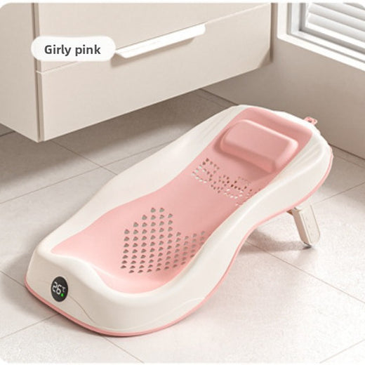 Temperature Sensing Baby Bathtub with Foldable Design product image 6