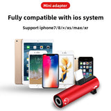 Apple 3.5mm to Lightning Headphone Adapter Charging and Audio Converter for iPhone