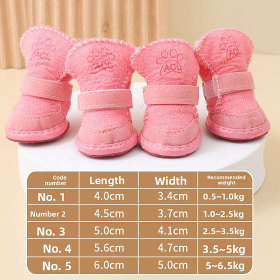 Winter dog boots with strap, photo 6