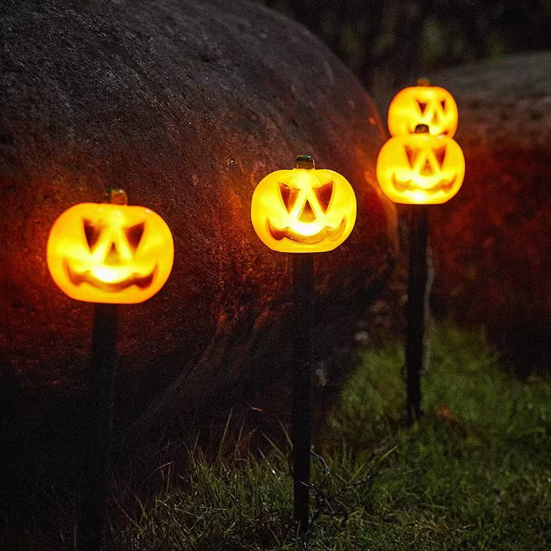 Solar Pumpkin Garden Lights