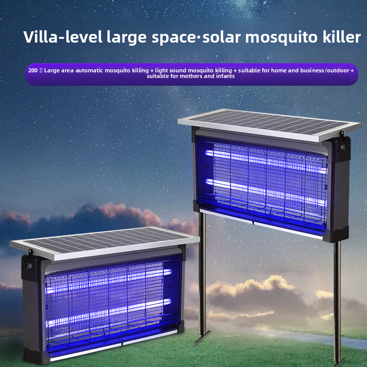 Solar Powered Outdoor Mosquito Killer Lamp