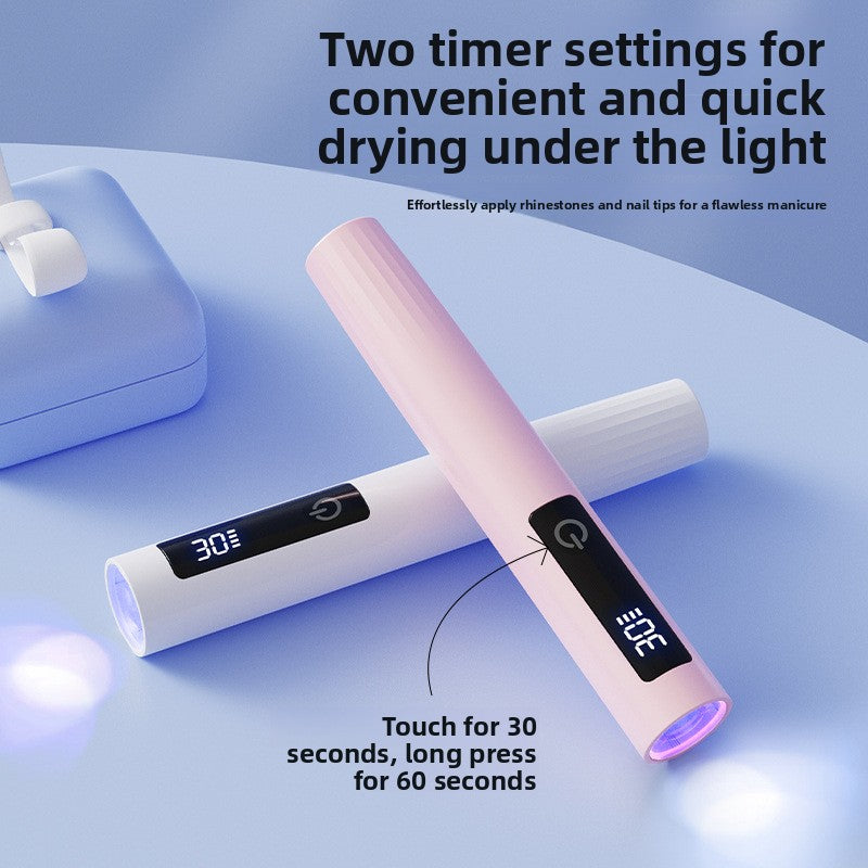Portable Rechargeable Nail Lamp with LCD Touch Screen
