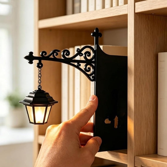 Ghost Bookshelf Lantern Decorative Iron Light Decor product image 5