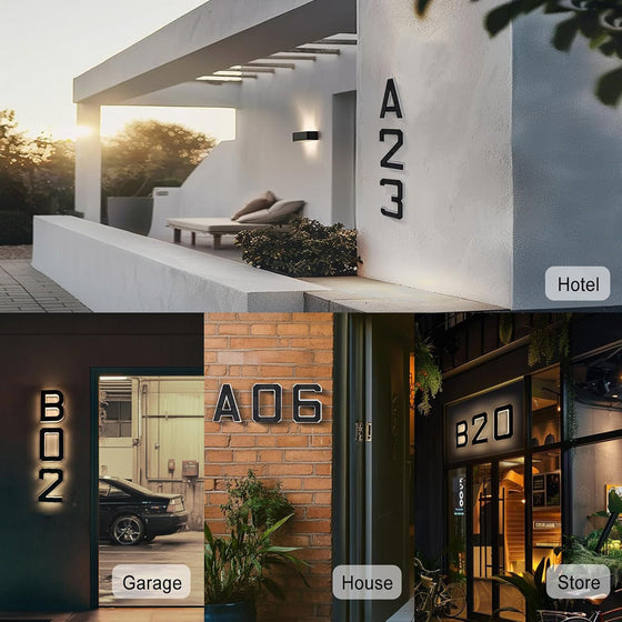 Solar-powered door sign light Decor product image 3