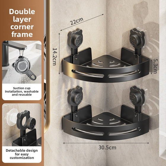 Household Wall Mount Suction Cup Corner Rack Action Cameras product image 6