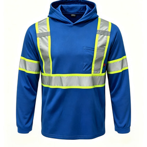 Unisex Quick-Dry Sun Protection Hooded Long Sleeve T-Shirt