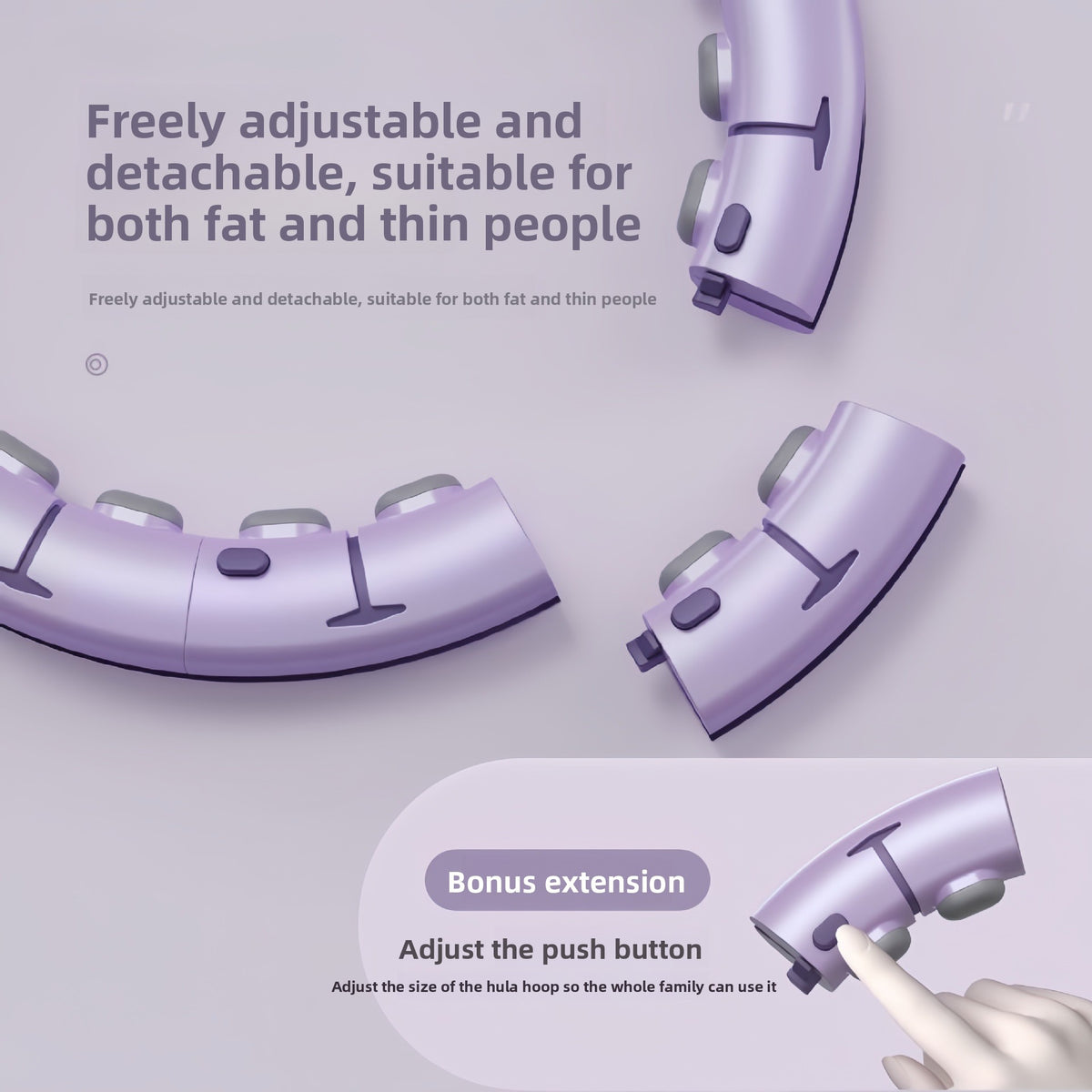 Adjustable Smart Hula Hoop with Digital Counter