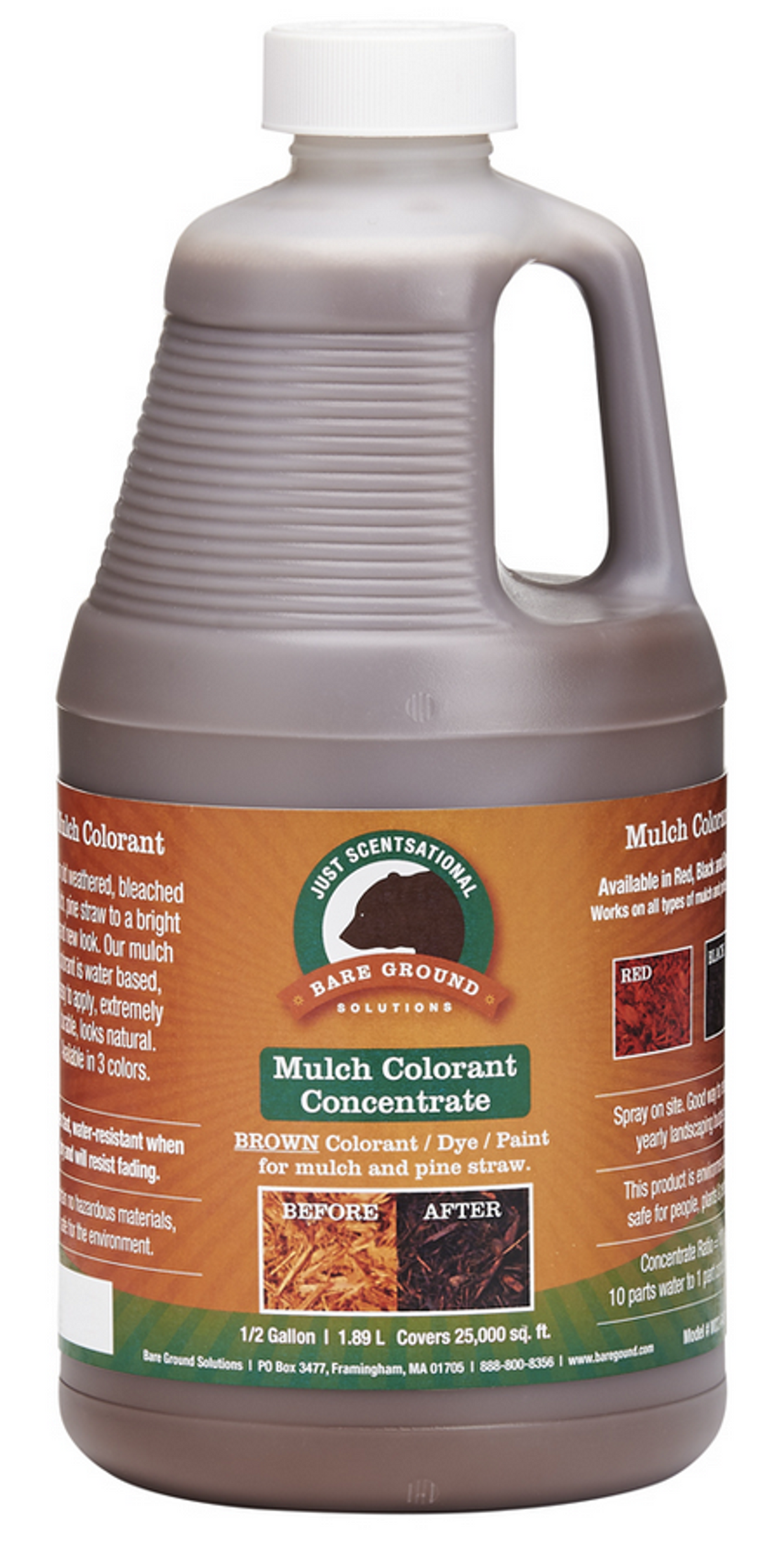 Just Scentsational Brown Bark Mulch Colorant Concentrate - Half Gallon