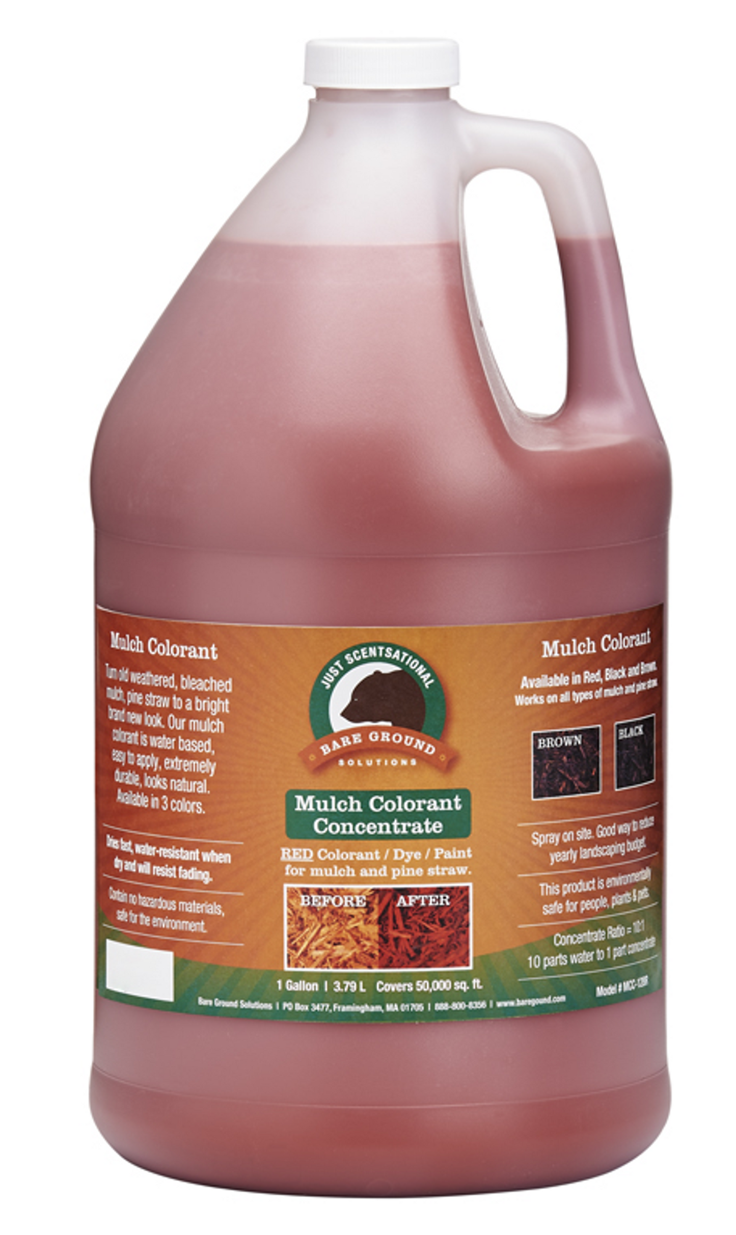 Just Scentsational Red Bark Mulch Colorant Concentrate - Gallon