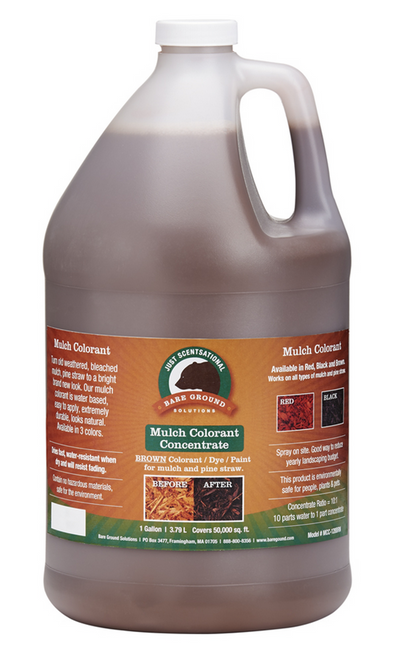 Brown Bark Mulch Colorant Concentrate, One Gallon