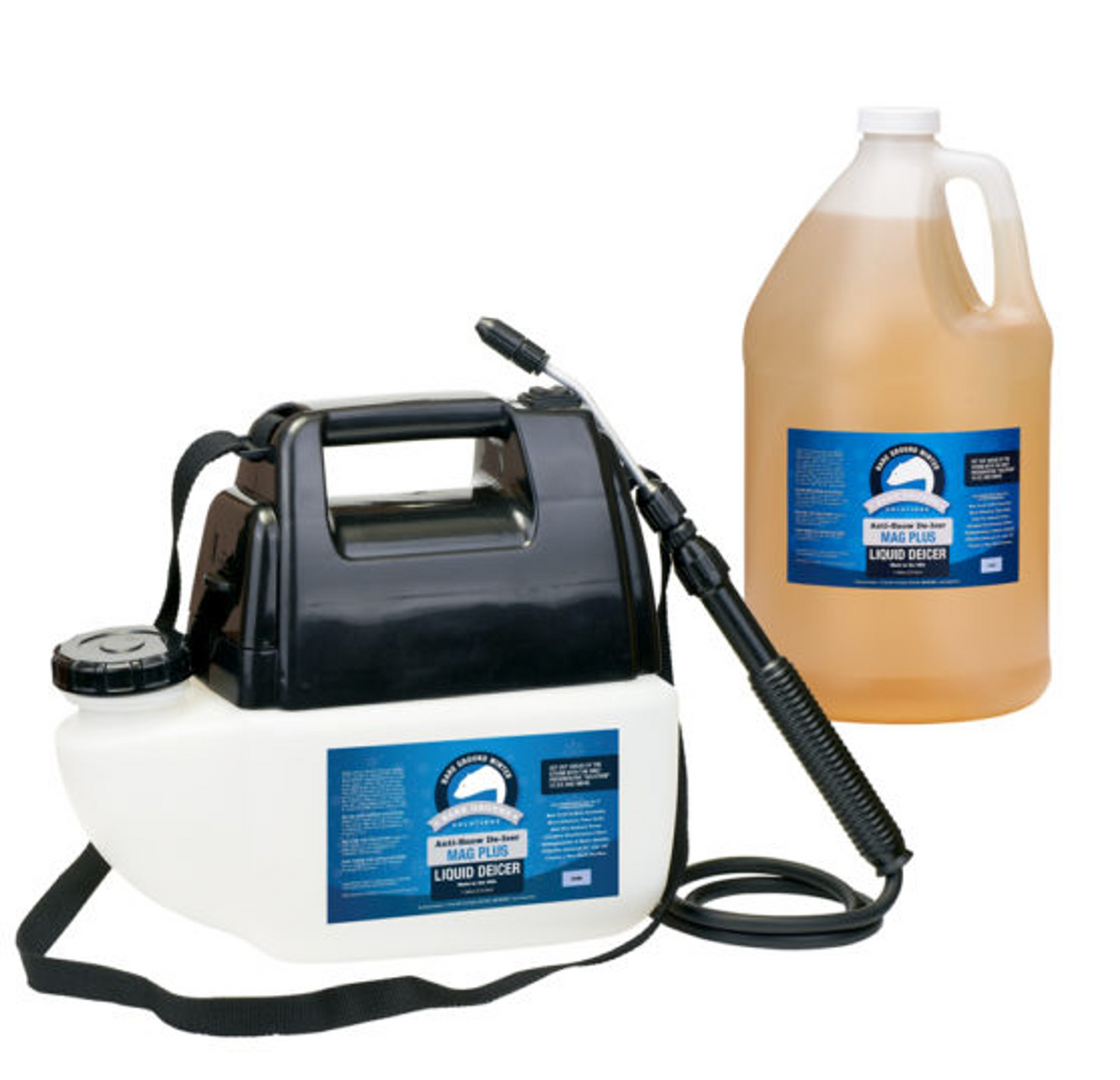 Bare Ground Battery-Powered Sprayer with Mag Plus Liquid Deicer, 1 Gallon