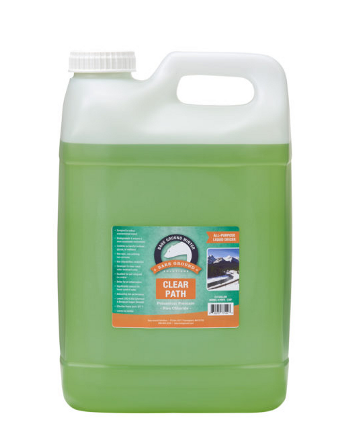 Bare Ground Clear Way Potassium Formate Liquid Deicer, 2.5 Gallon