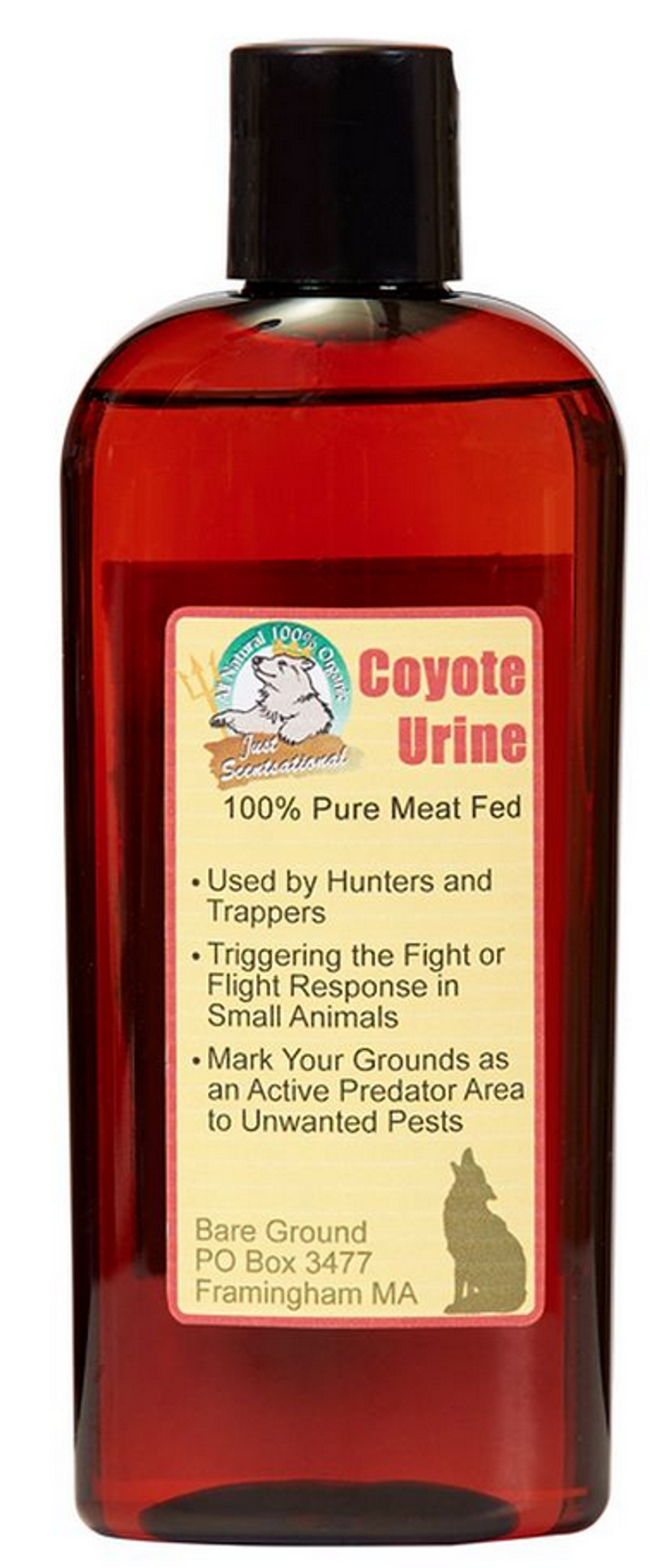 Just Scentsational Coyote Urine Predator Scent, 8 oz