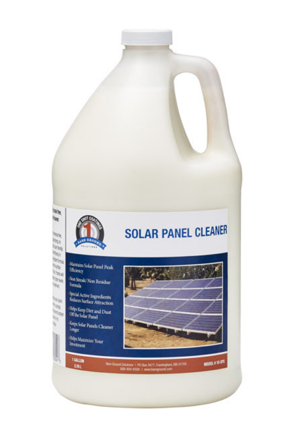 1 Shot Concentrated Solar Panel Cleaner, 1 Gallon