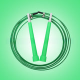 Steel Wire Jump Rope with Plastic Handles