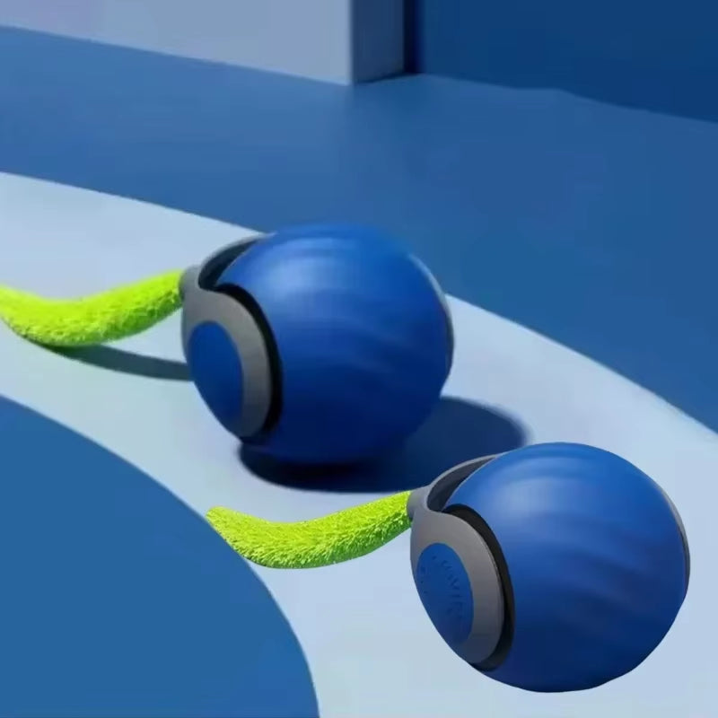 Interactive Cat Toys Ball Automatic Small Tail Rolling Ball Rechargeable Portable Pet Toys Pet Kittens Teaser Game Toys
