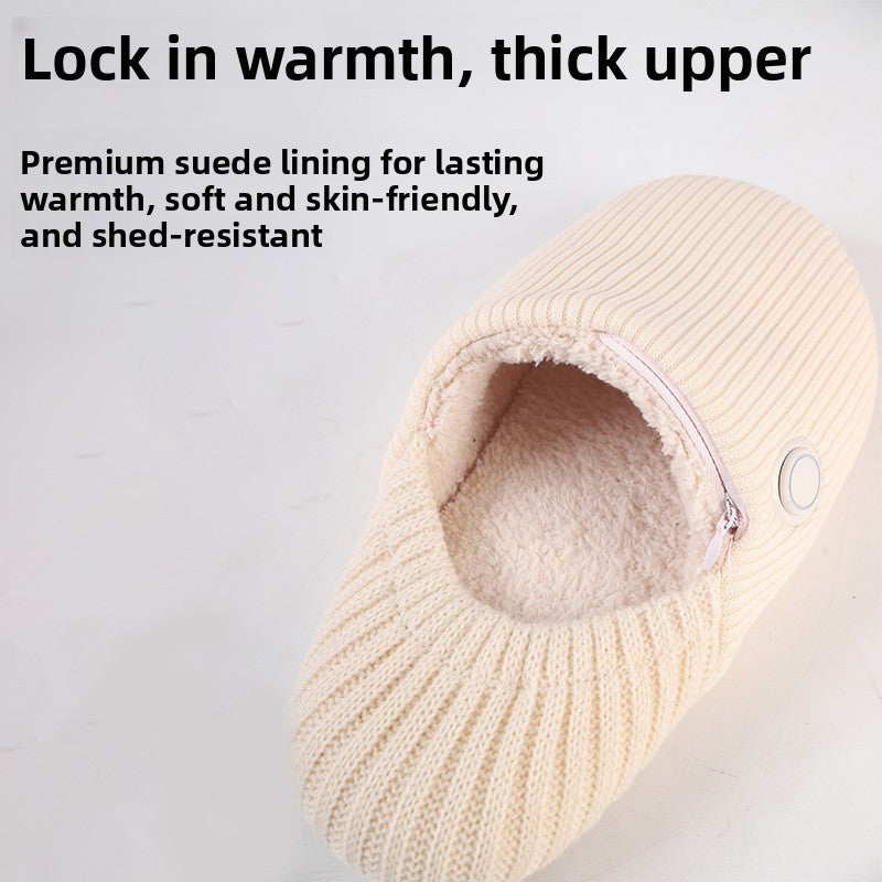Knitted Electric Heating Slippers