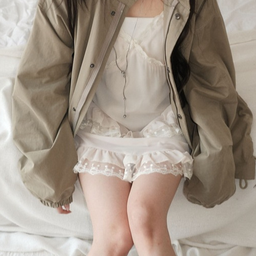 Women's Wasteland Style Drawstring Waist Cargo Jacket