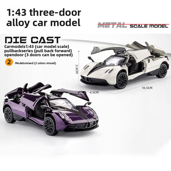 Three-Door Alloy Pull Back Toy Car Model product image 6