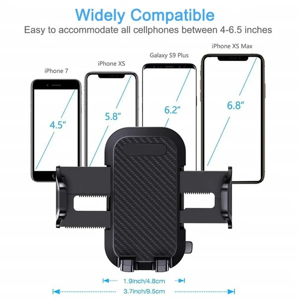 Suction cup base of windshield car phone holder close-up