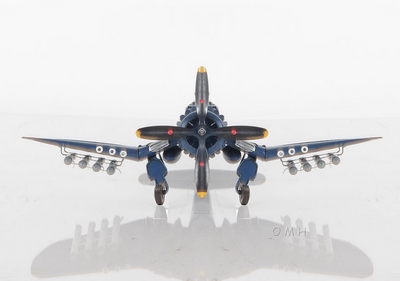 1944 F4U Corsair Model Fighter Plane - 1:31 Scale