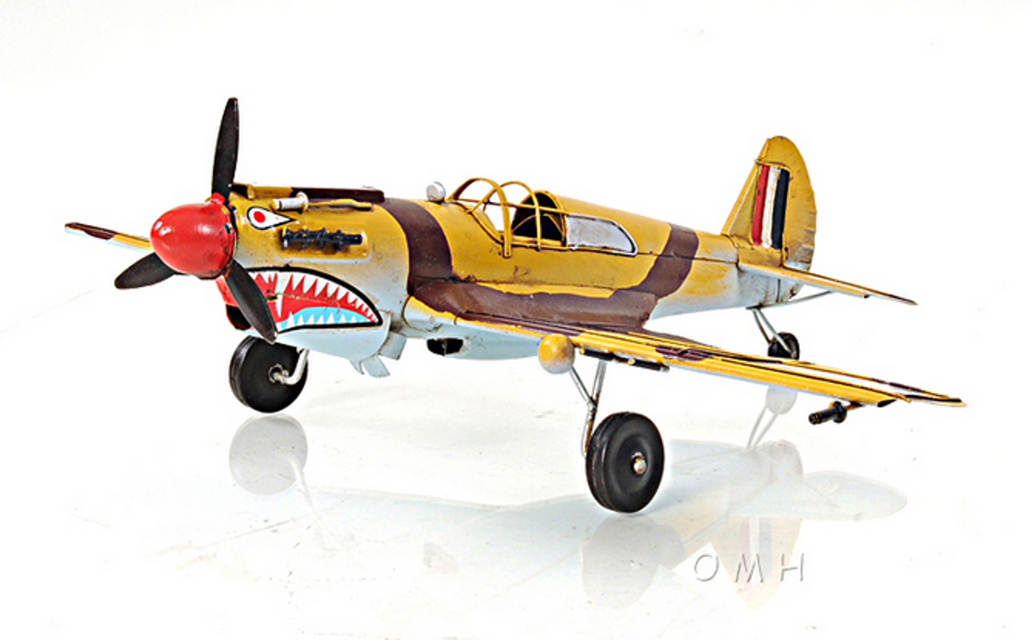 1941 Curtiss Hawk 81A Model Aircraft - 1:29 Scale