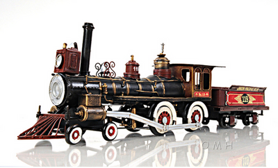 No. 119 4-4-0 Union Pacific Steam Locomotive Model - 1:24 Scale