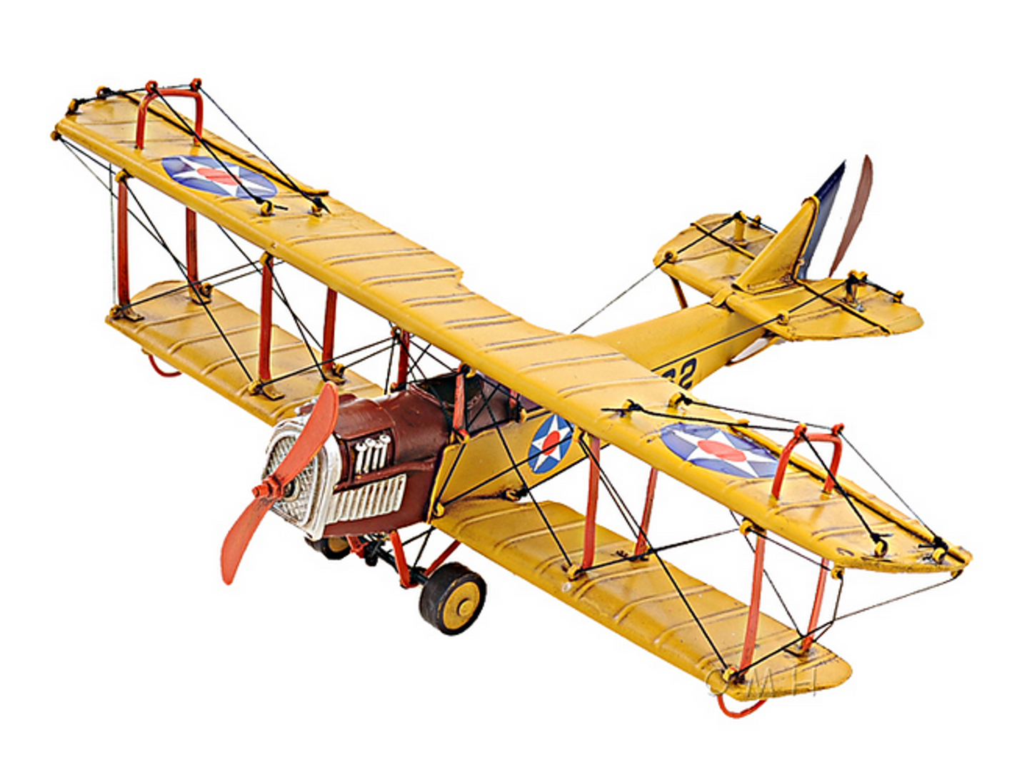 1918 Curtiss JN-4 Jenny Fighter Bi-Plane Model - 1:24 Scale