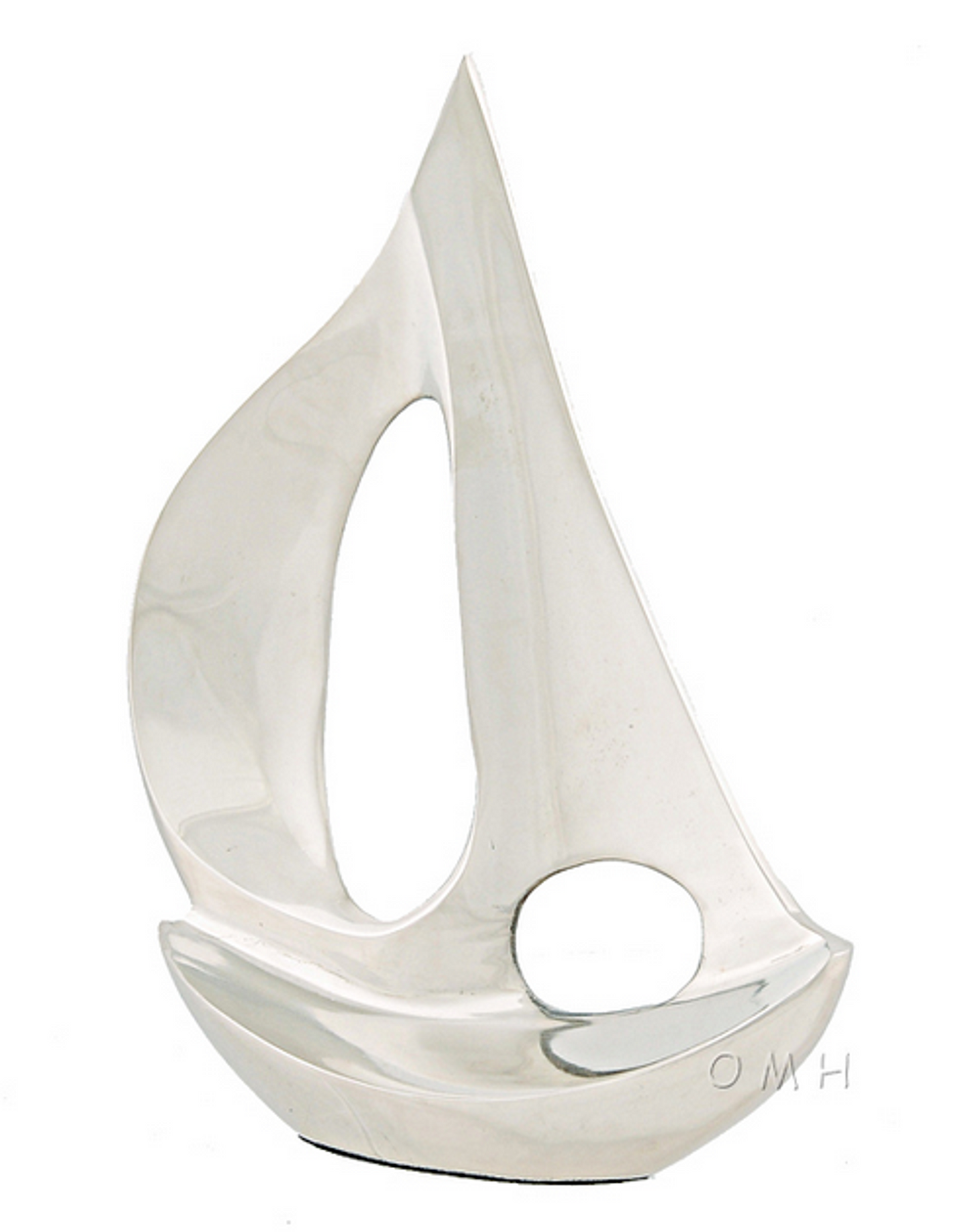 Contemporary Aluminum Sailboat Decor