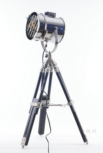 Stainless Steel Industrial Spotlight Table Lamp