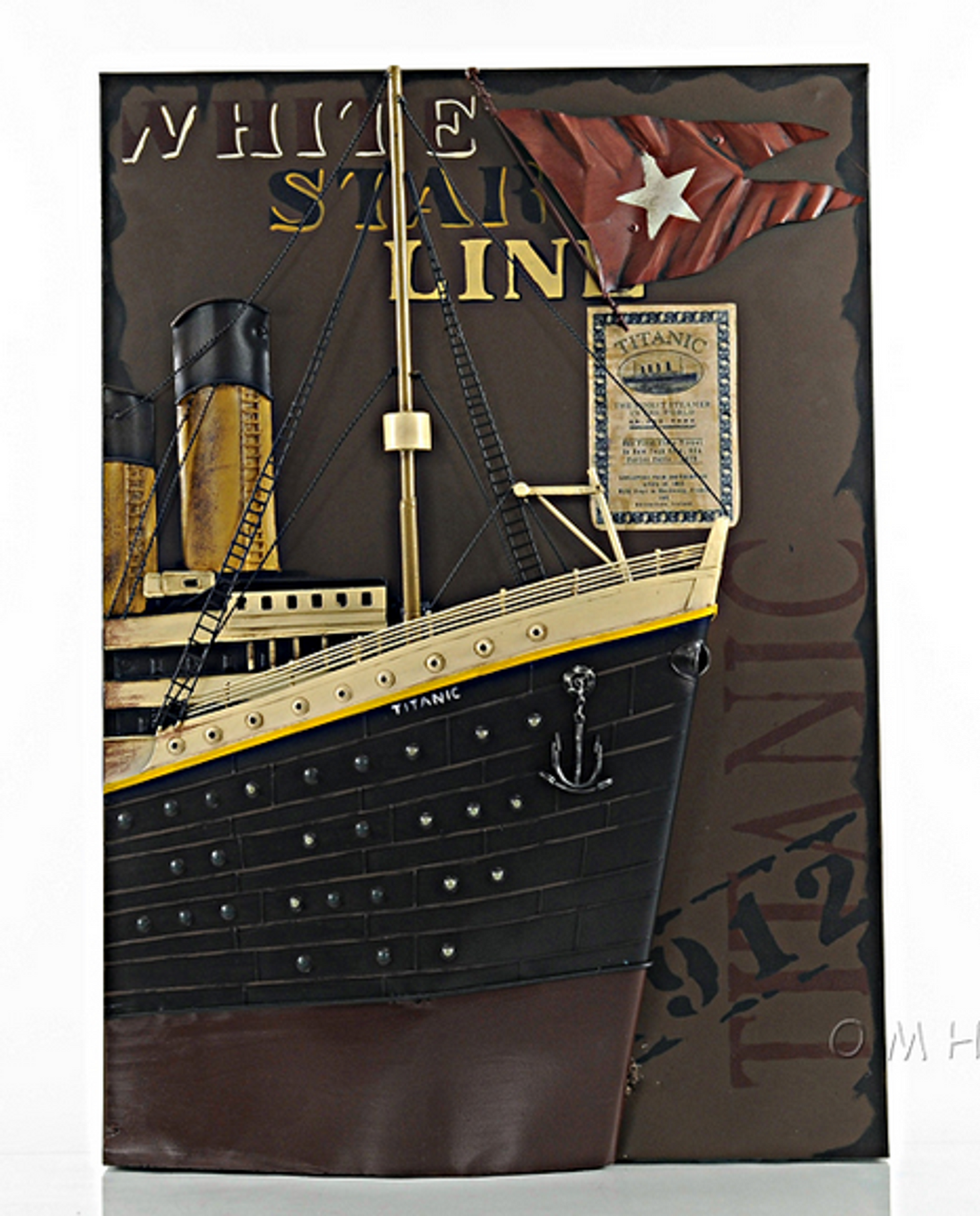3D Titanic Bow Wall Art Decor