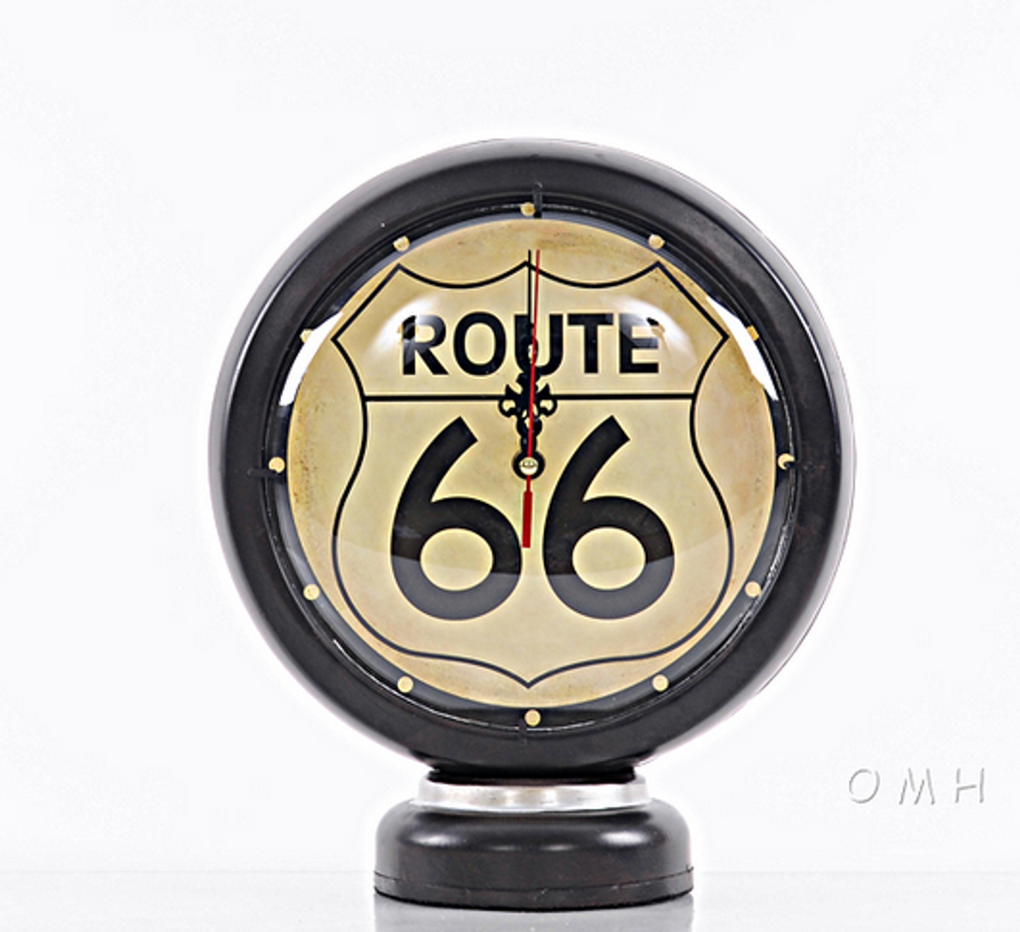 Route 66 Gas Pump Decorative Clock