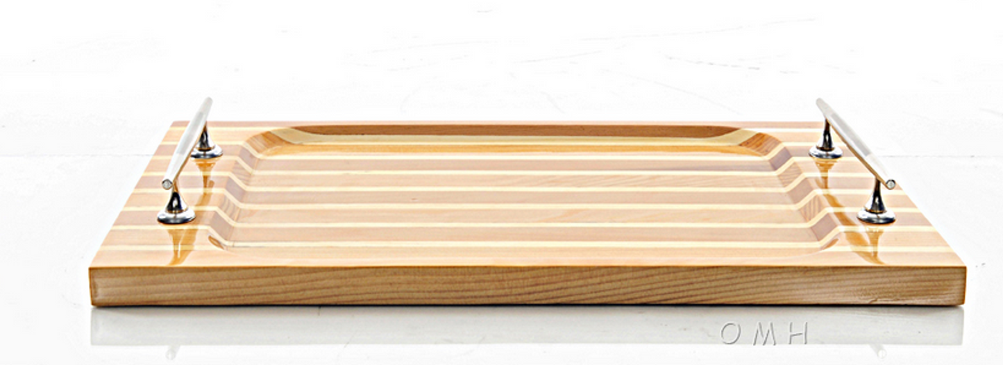 Chris Craft Rectangular Cedar Serving Tray