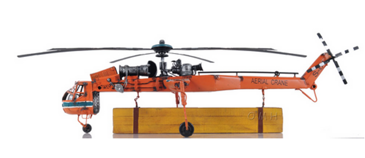 Sikorsky S-64 Skycrane Helicopter Scale Model